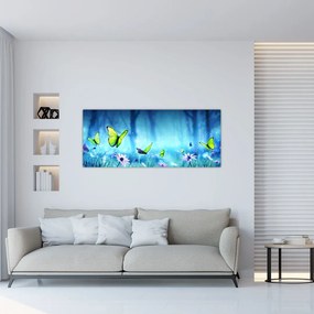 Tablou - Poiană mistică de pădure (120x50 cm)