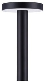 Stalp de exterior pentru terasa sau gradina, MOOD negru H-20cm