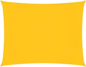 vidaXL Pânză parasolar, galben, 4x6 m, țesătură oxford, dreptunghiular