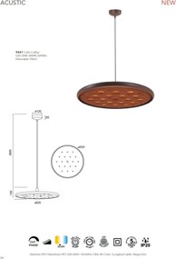 Lustra LED suspendata design decorativ ACUSTIC
