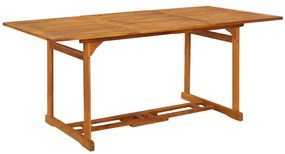 vidaXL Masă de grădină, 180x90x75 cm, lemn masiv de acacia