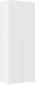 vidaXL Dulap înalt, alb, 70x42,5x185 cm, lemn prelucrat