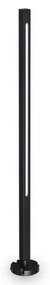 Stalp LED slim pentru iluminat exterior, IP65 Jedi pt h080 negru