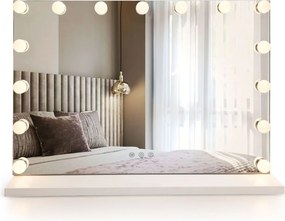 Oglindă LED HOLLYWOOD White 80x60