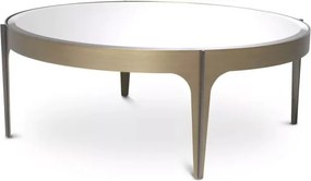 Masuta de cafea design LUX Artemisa S, alama periata 116138 HZ