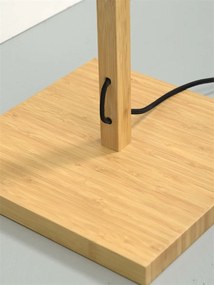 Lampa de podea eco din bambus cu 2 rafturi Bhutan 40x25 natur