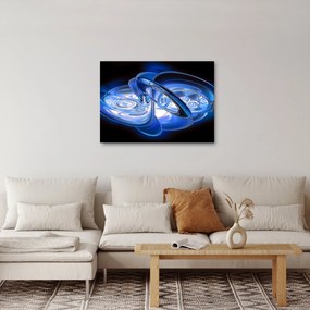 Tabloul abstract albastru (70x50 cm)