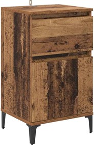 vidaXL Dulap de noapte Lemn vechi 40 x 35 x 70 cm Lemn compozit