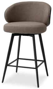 Scaun de bar design elegant LUX Camerota, Scalea grey