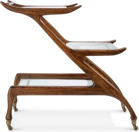 Gheridon, Masuta cu roti design LUX Manzo