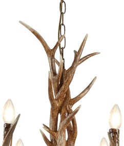 Candelabru deosebit stil rustic Stag 6L 6416-6BR SRT