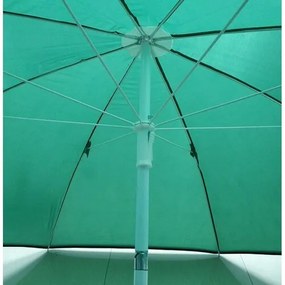 Umbrelă de grădină Happy Green cu panou, diam. 230 cm