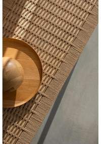 Bancă neagră/în culoare naturală Klupa – Gazzda