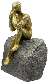 Statueta ganditor No Speak 17cm