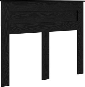 vidaXL Tăblie cap Stejar Negru 135 cm Lemn compozit