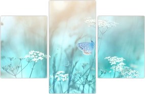 Tablou - Fluture în albastru (90x60 cm)