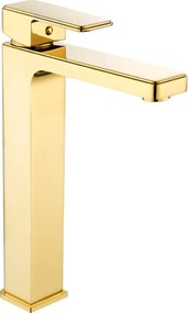 Mexen Cetus baterie de chiuvetă înaltă, aurie - 744310-50