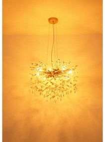 Globo 64138H1G - Candelabru cu cablu QUEENA, 8xE14/40W/230V, auriu