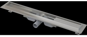 Rigola de dus Professional Low 115 cm, cu margine pentru gratar plin, otel inoxidabil 1150 mm
