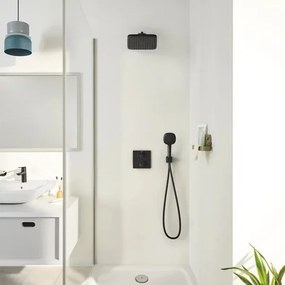 Sistem de dus incastrat Grohe Precision cu palarie patrata Vitalio Comfort 250 negru mat