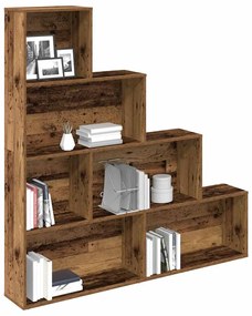vidaXL Bibliotecă, lemn vechi,157x24x160 cm, lemn prelucrat