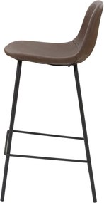 Scaun de Bar Zara - Metal Maro Inchis Lungime(45 cm) x Latime(45 cm) x Inaltime(86.5 cm)