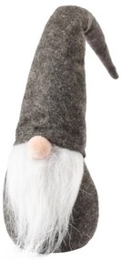 Gnom de Craciun WINTER GNOME 30 cm, gri