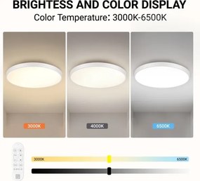 Immax NEO 07315L-LED Plafonieră reglabilă SEMPLICI 96W/230V diam. 80 cm Wi-Fi Tuya albă + telecomandă