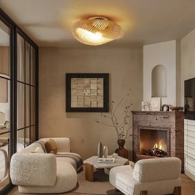 Immax 08298L - Plafonieră BOHO HILO 1xE27/40W/230V, Ø 60 cm