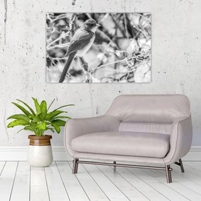 Tablou - Bluebird în timpul iernii (90x60 cm)