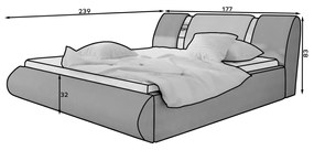 Pat Flavio 160x200 cm Soft 29/Soft 17