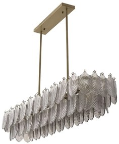 Lustra suspendata design LUX Verbier Rectangular, alama periata 115711 HZ