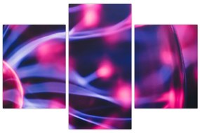 Tablou abstract mov (90x60 cm)