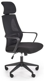 Scaun de birou Valdez, negru