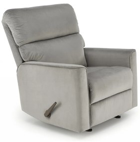 Fotoliu recliner Karim stofa gri H103 cm
