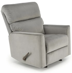 Fotoliu recliner Karim stofa gri H103 cm