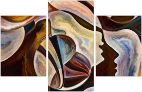 Tablou - Abstractizarea capetelor (90x60 cm)