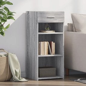 vidaXL Dulap, sonoma gri, 40x42,5x93 cm, lemn prelucrat
