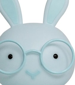 ONLI - Lampă de noapte reglabilă pentru copii PUPPIES LED/3W/230V 22 cm iepuraș/albastru