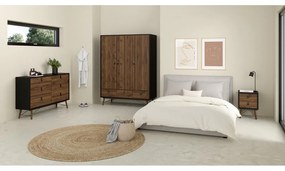 Noptieră maro închis Ry – Tvilum