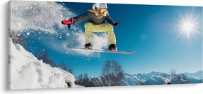 Tablou - Snowboarder (120x50 cm)