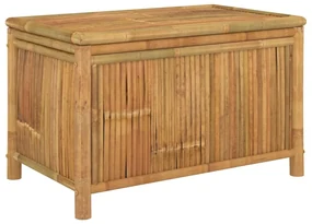 319875 vidaXL Cutie de depozitare de grădină, 90x52x55 cm, bambus