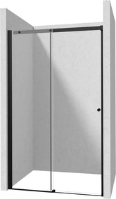 Usa de dus culisanta Deante Kerria Plus negru 130 cm