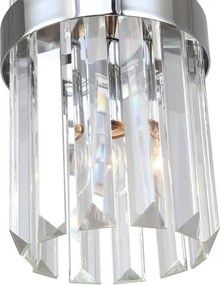 Pendul VETRO cu cablu 1xE14/10W/230V crom lucios