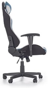 Scaun de birou KODA, gri deschis/albastru