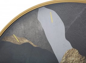 Ceas decorativ multicolor din metal, ∅ 80 cm, Art Mauro Ferretti