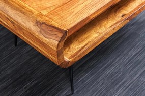 Masuta design industrial vintage Alpha 90cm Sheesham stone