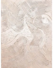 Tablou pictat manual 88x118 cm Metallic Rose – Malerifabrikken