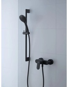 Duravit Wave baterie de dus perete negru WA4230000046