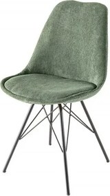 Set de 4 scaune Scandinavia verde/ negru